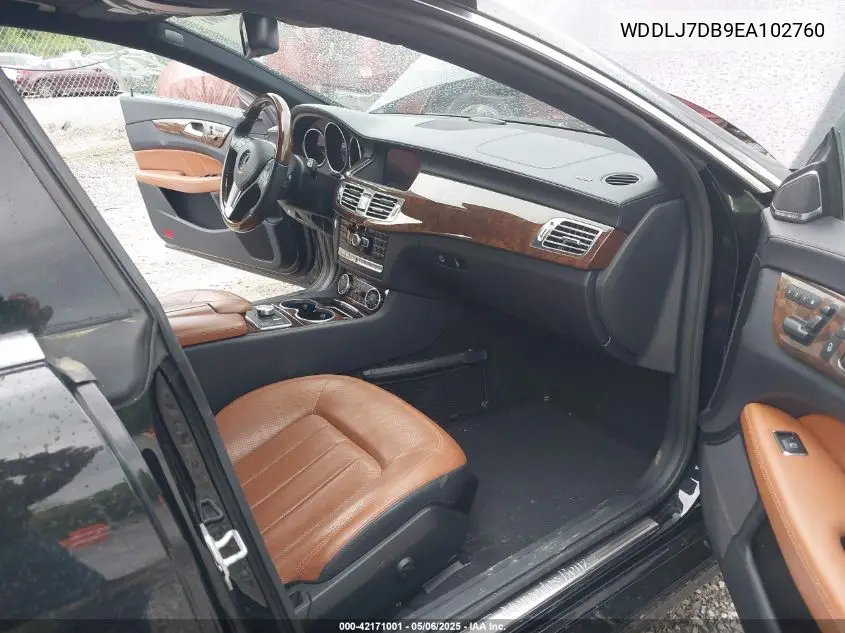 2014 Mercedes-Benz Cls 550 VIN: WDDLJ7DB9EA102760 Lot: 42171001