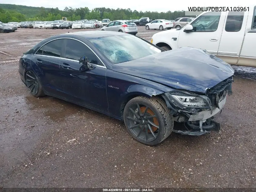 2014 Mercedes-Benz Cls 550 VIN: WDDLJ7DB2EA103961 Lot: 42249018