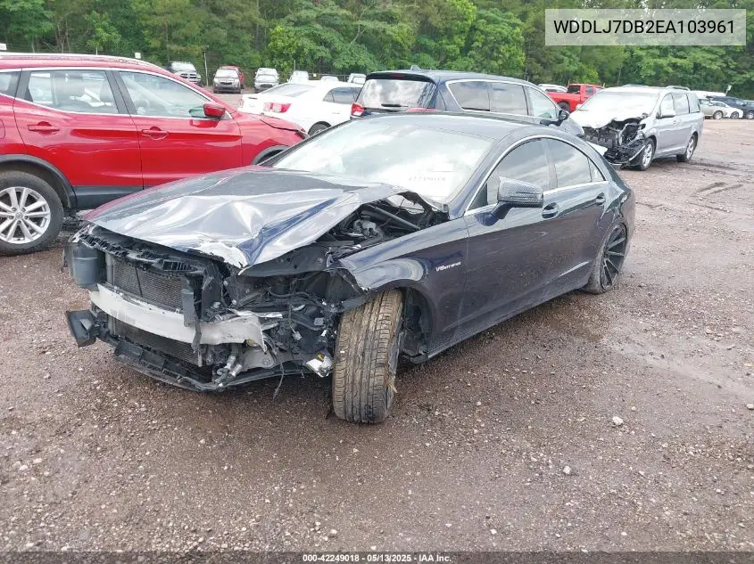 2014 Mercedes-Benz Cls 550 VIN: WDDLJ7DB2EA103961 Lot: 42249018