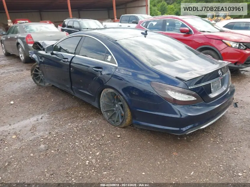 2014 Mercedes-Benz Cls 550 VIN: WDDLJ7DB2EA103961 Lot: 42249018