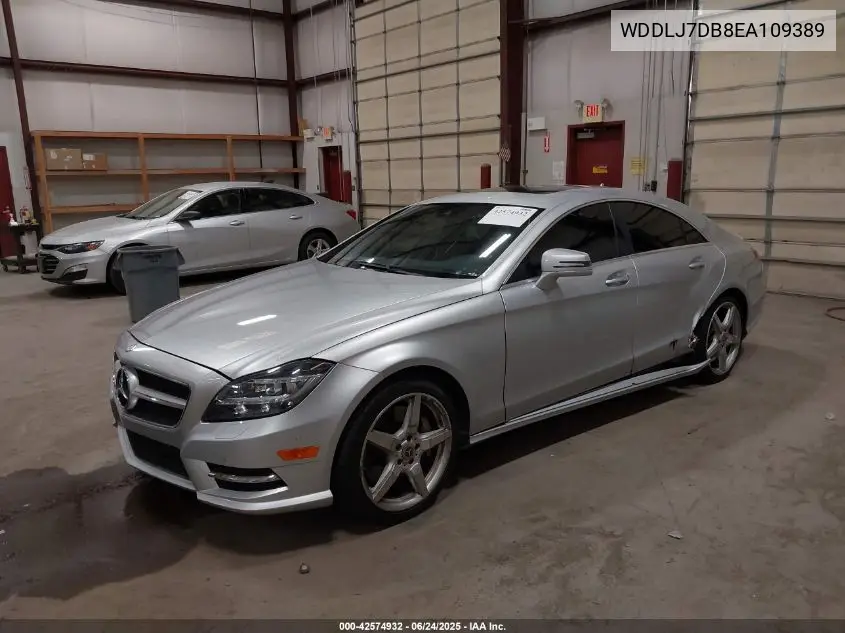 2014 Mercedes-Benz Cls 550 VIN: WDDLJ7DB8EA109389 Lot: 42574932