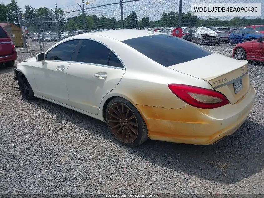 2014 Mercedes-Benz Cls 550 VIN: WDDLJ7DB4EA096480 Lot: 42577065