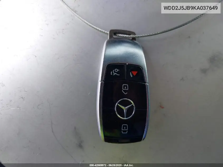 2019 Mercedes-Benz Cls 450 VIN: WDD2J5JB9KA037649 Lot: 42569972
