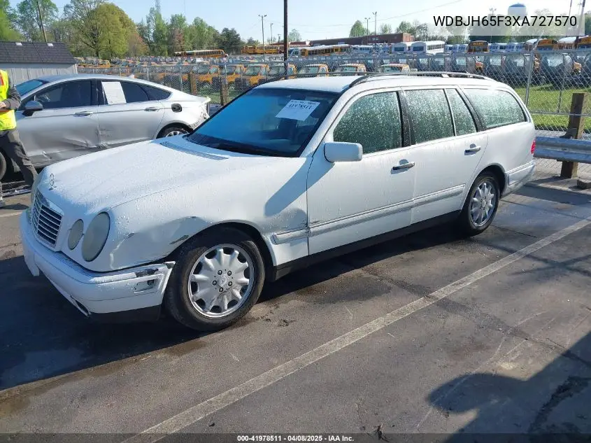 1999 Mercedes-Benz E 320 VIN: WDBJH65F3XA727570 Lot: 41978511