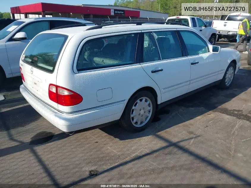 1999 Mercedes-Benz E 320 VIN: WDBJH65F3XA727570 Lot: 41978511