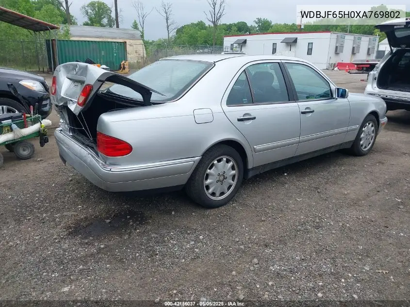 1999 Mercedes-Benz E 320 VIN: WDBJF65H0XA769802 Lot: 42156037