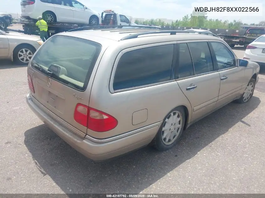 1999 Mercedes-Benz E 320 Awd VIN: WDBJH82F8XX022566 Lot: 42187792