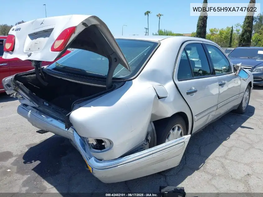 1999 Mercedes-Benz E 320 320 VIN: WDBJF65H9XA747622 Lot: 42482101