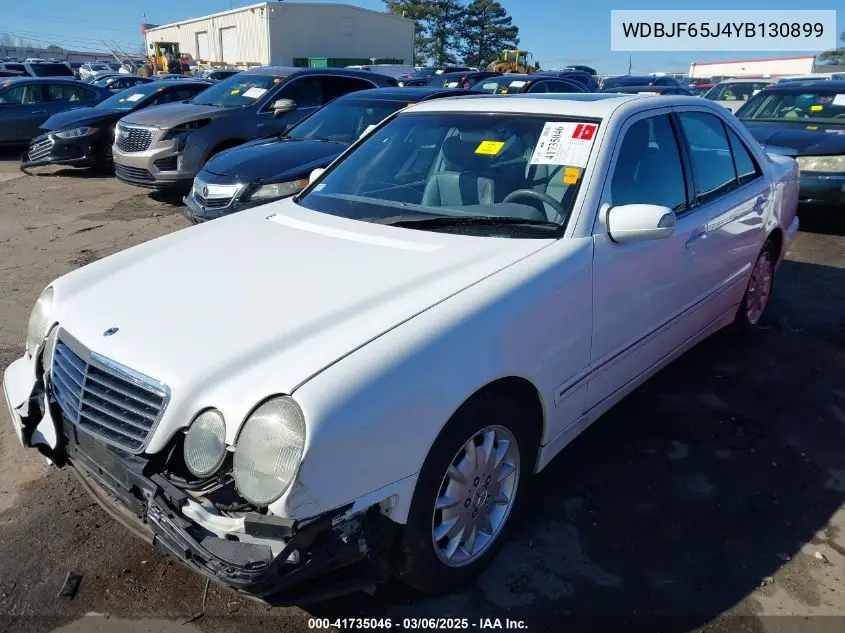 2000 Mercedes-Benz E 320 VIN: WDBJF65J4YB130899 Lot: 41735046