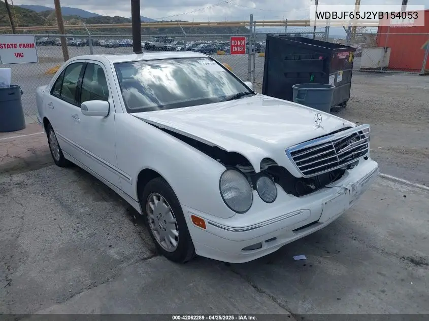 2000 Mercedes-Benz E 320 VIN: WDBJF65J2YB154053 Lot: 42062289