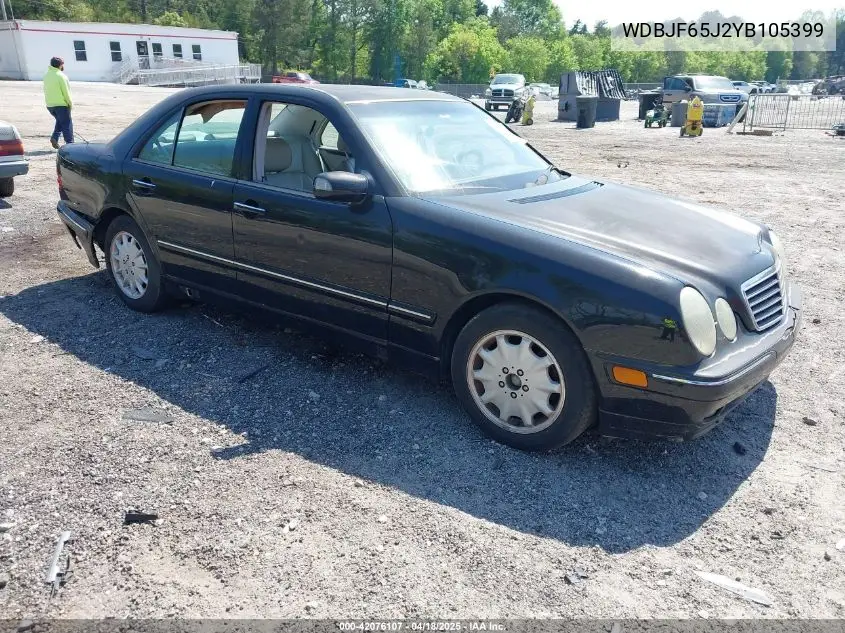2000 Mercedes-Benz E 320 VIN: WDBJF65J2YB105399 Lot: 42076107