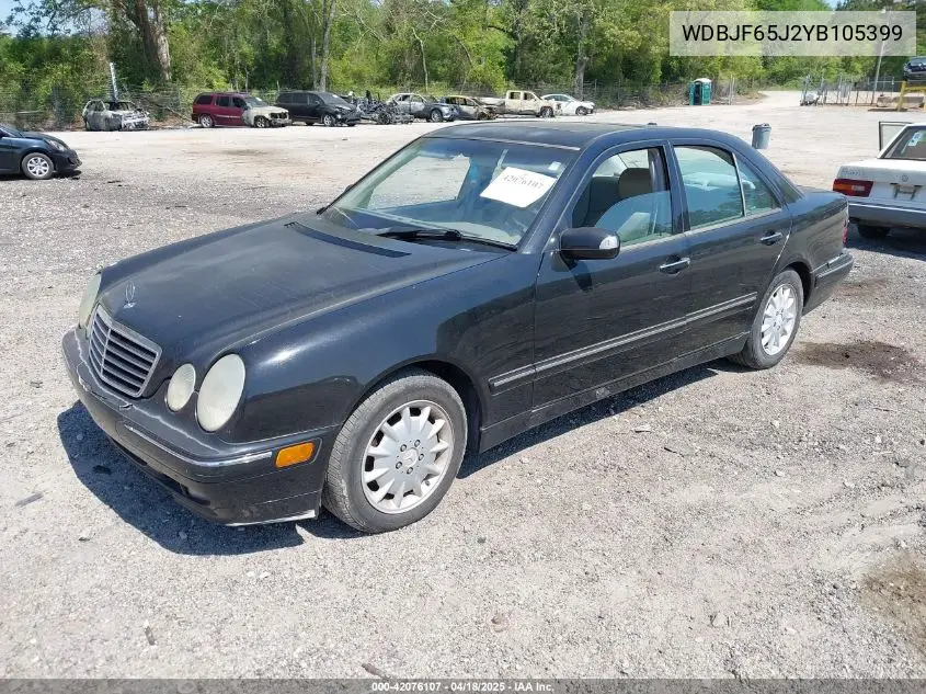 2000 Mercedes-Benz E 320 VIN: WDBJF65J2YB105399 Lot: 42076107