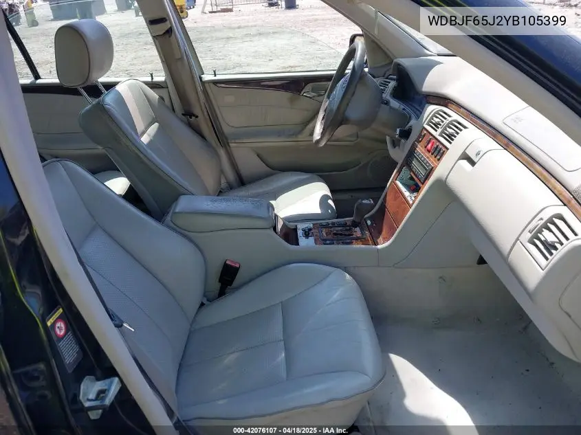 2000 Mercedes-Benz E 320 VIN: WDBJF65J2YB105399 Lot: 42076107