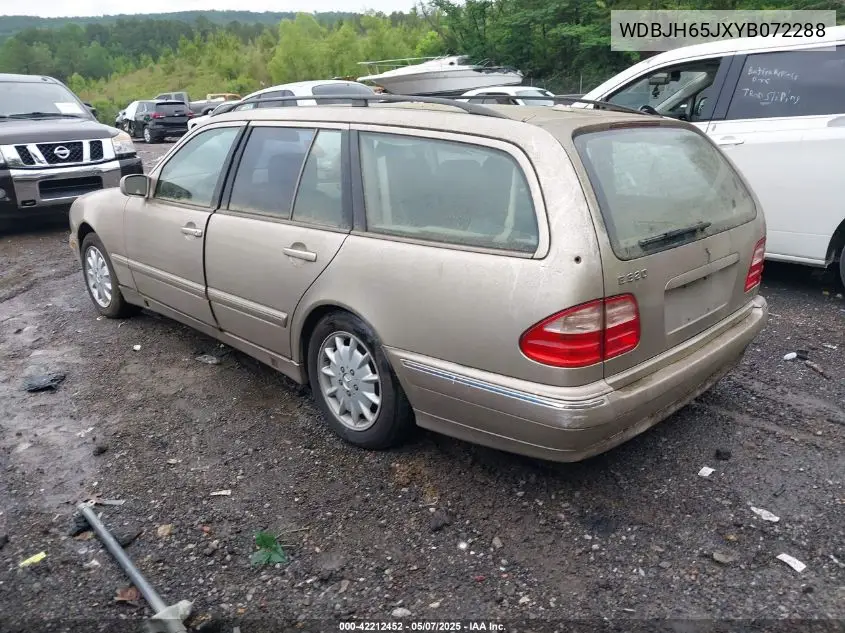 2000 Mercedes-Benz E 320 VIN: WDBJH65JXYB072288 Lot: 42212452
