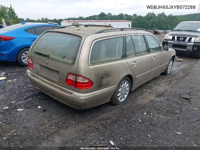 2000 Mercedes-Benz E 320 VIN: WDBJH65JXYB072288 Lot: 42212452
