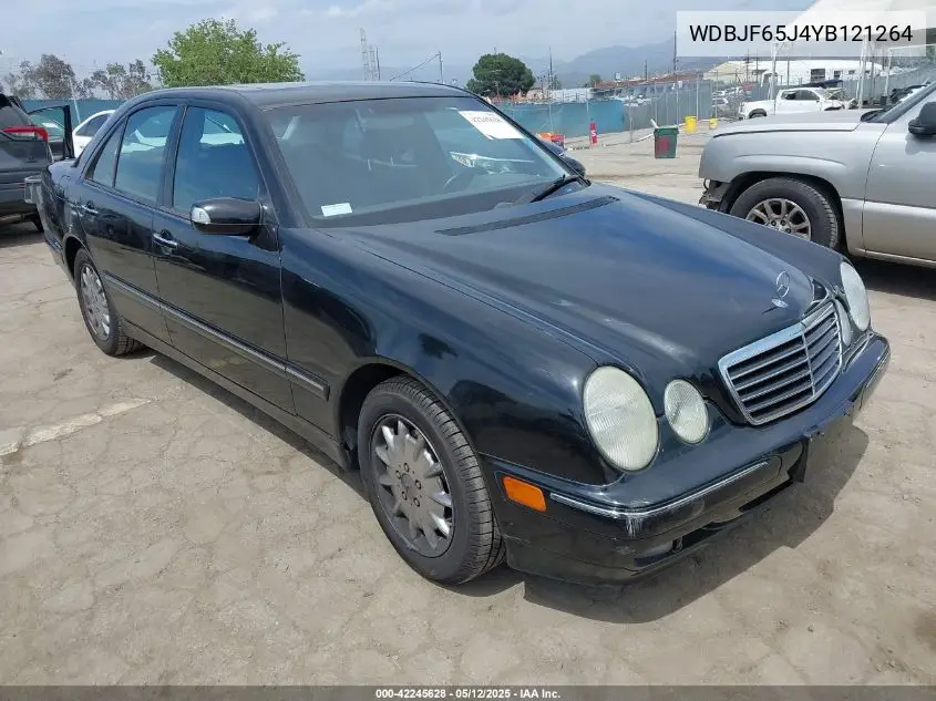2000 Mercedes-Benz E 320 VIN: WDBJF65J4YB121264 Lot: 42245628