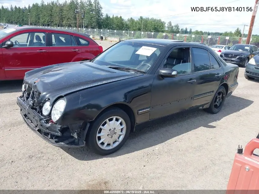 2000 Mercedes-Benz E 320 VIN: WDBJF65J8YB140156 Lot: 42555973