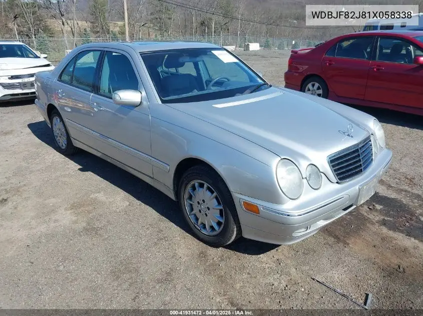 2001 Mercedes-Benz E 320 4M VIN: WDBJF82J81X058338 Lot: 41931472