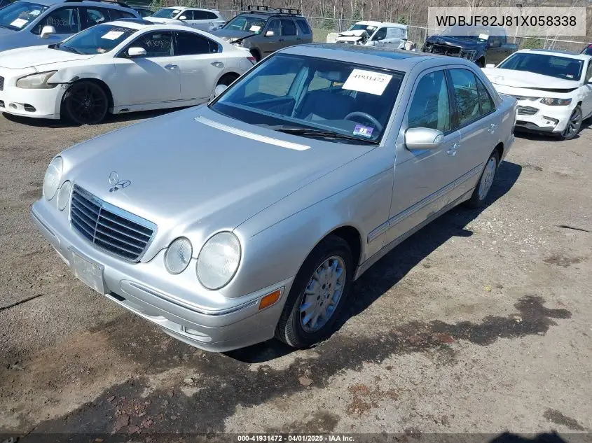 2001 Mercedes-Benz E 320 4M VIN: WDBJF82J81X058338 Lot: 41931472