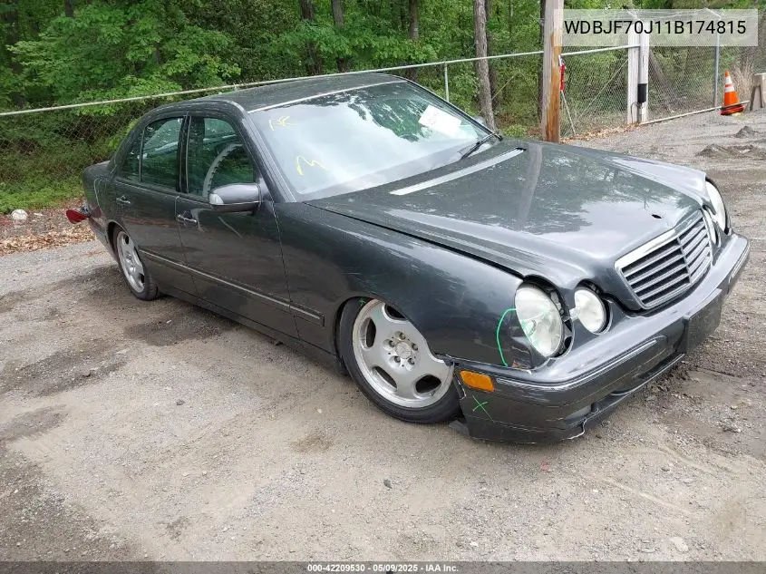2001 Mercedes-Benz E 430 VIN: WDBJF70J11B174815 Lot: 42209530