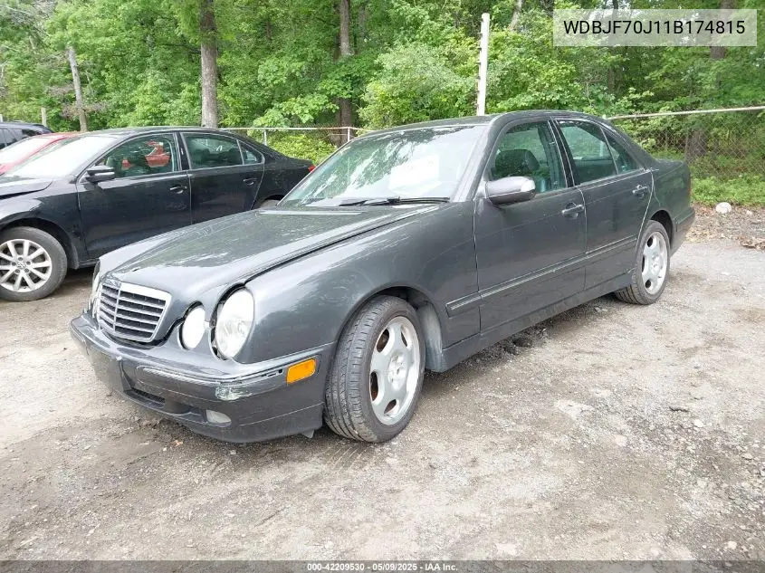 2001 Mercedes-Benz E 430 VIN: WDBJF70J11B174815 Lot: 42209530