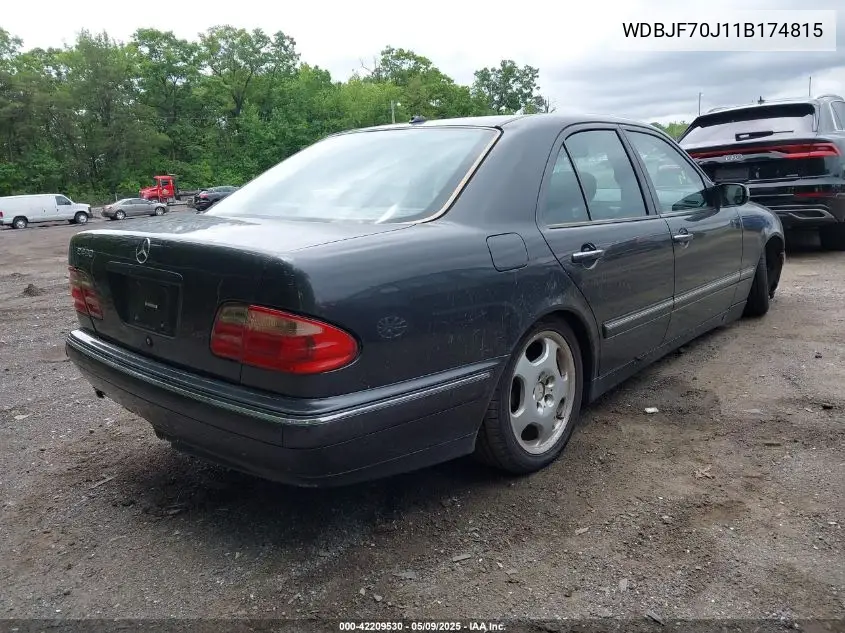 2001 Mercedes-Benz E 430 VIN: WDBJF70J11B174815 Lot: 42209530