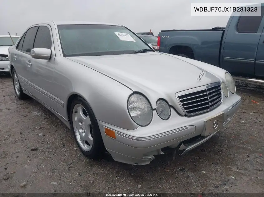 2001 Mercedes-Benz E 430 VIN: WDBJF70JX1B281328 Lot: 42230579