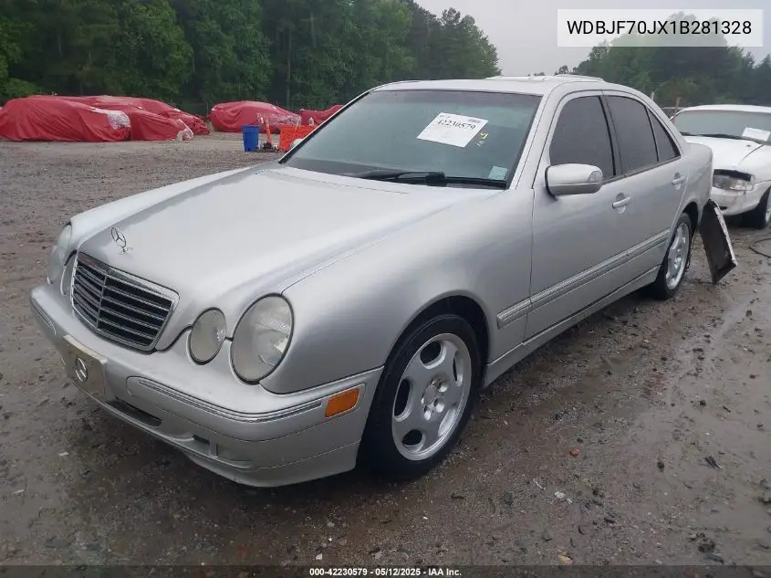 2001 Mercedes-Benz E 430 VIN: WDBJF70JX1B281328 Lot: 42230579