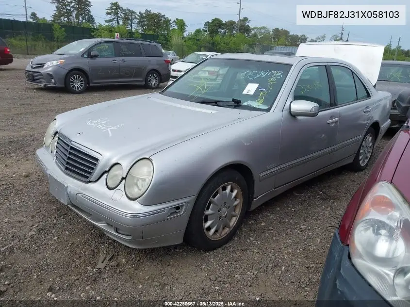 2001 Mercedes-Benz E 320 4M VIN: WDBJF82J31X058103 Lot: 42250667