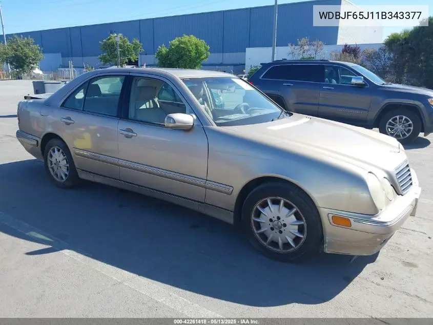 2001 Mercedes-Benz E 320 VIN: WDBJF65J11B343377 Lot: 42261418