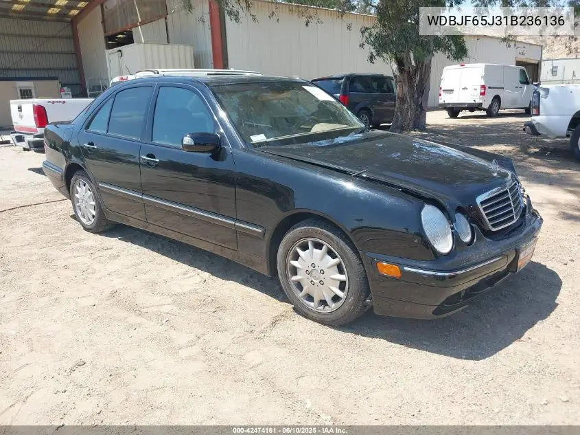 2001 Mercedes-Benz E 320 VIN: WDBJF65J31B236136 Lot: 42474161