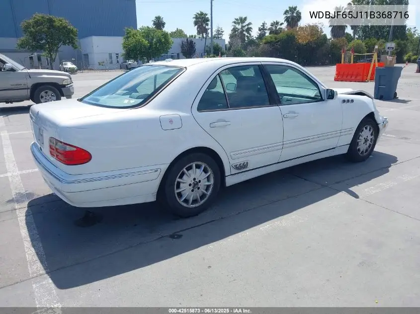 2001 Mercedes-Benz E 320 VIN: WDBJF65J11B368716 Lot: 42515873