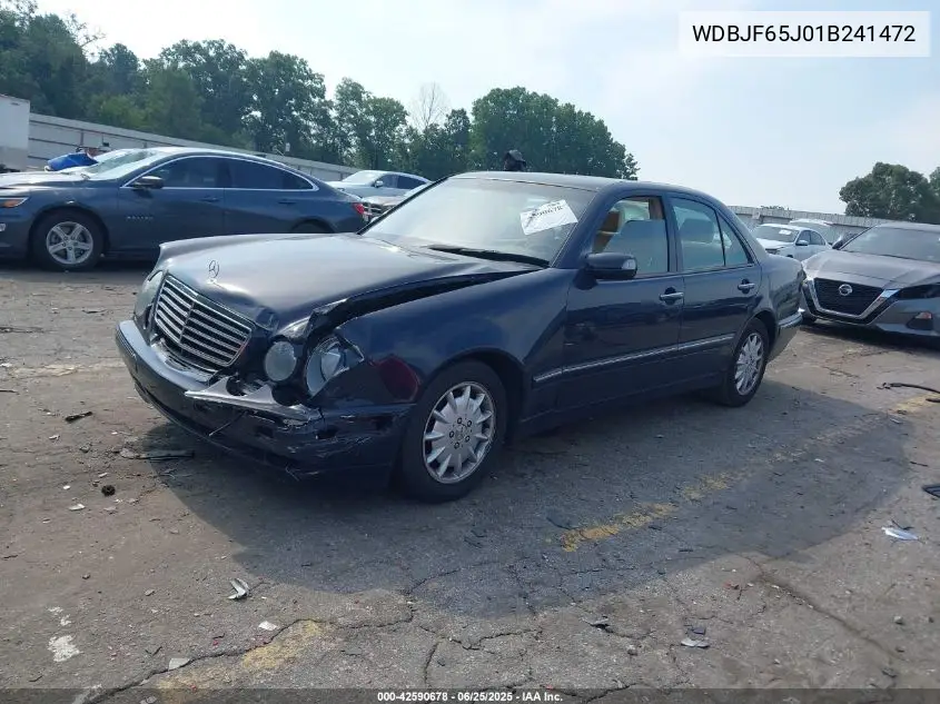 2001 Mercedes-Benz E 320 VIN: WDBJF65J01B241472 Lot: 42590678