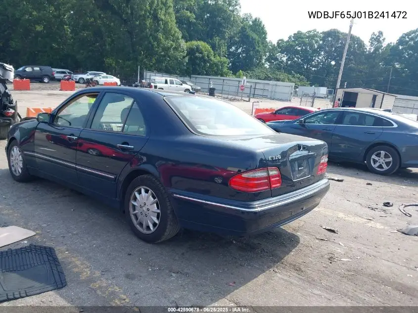 2001 Mercedes-Benz E 320 VIN: WDBJF65J01B241472 Lot: 42590678