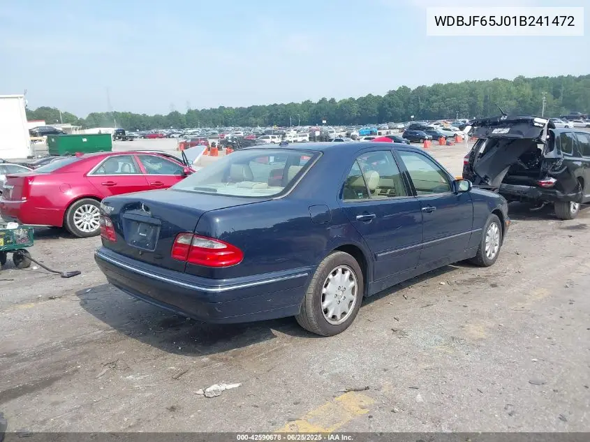2001 Mercedes-Benz E 320 VIN: WDBJF65J01B241472 Lot: 42590678