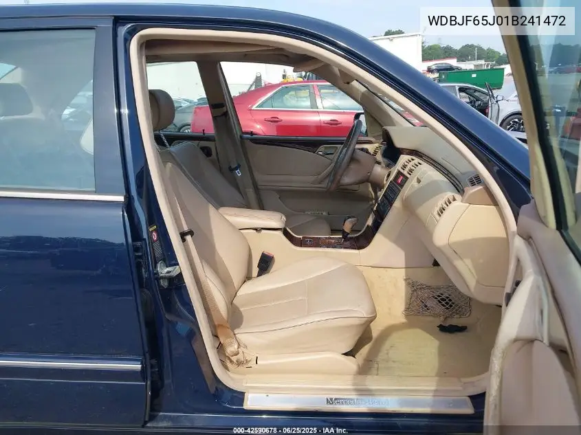 2001 Mercedes-Benz E 320 VIN: WDBJF65J01B241472 Lot: 42590678