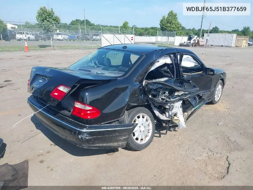 2001 Mercedes-Benz E 320 VIN: WDBJF65J51B377659 Lot: 42597895