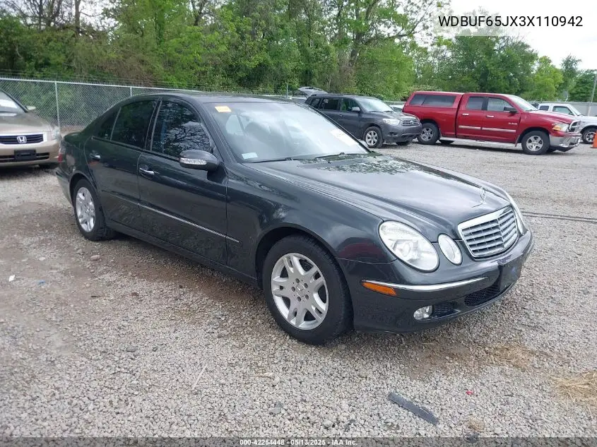 wdbuf65jx3x110942 WDBUF65JX3X110942 2003 Mercedes-Benz E 320