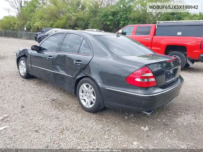 wdbuf65jx3x110942 WDBUF65JX3X110942 2003 Mercedes-Benz E 320
