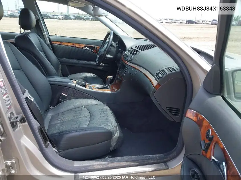 2004 Mercedes-Benz E 500 4Matic VIN: WDBUH83J84X163343 Lot: 12346862