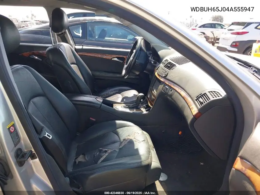 2004 Mercedes-Benz E 320 VIN: WDBUH65J04A555947 Lot: 42346830