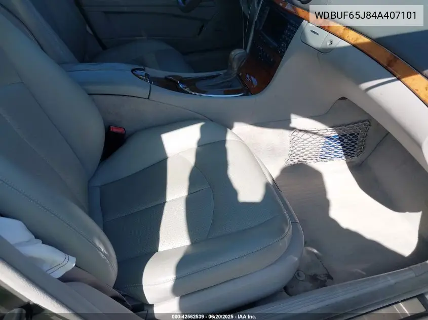 2004 Mercedes-Benz E 320 VIN: WDBUF65J84A407101 Lot: 42562539