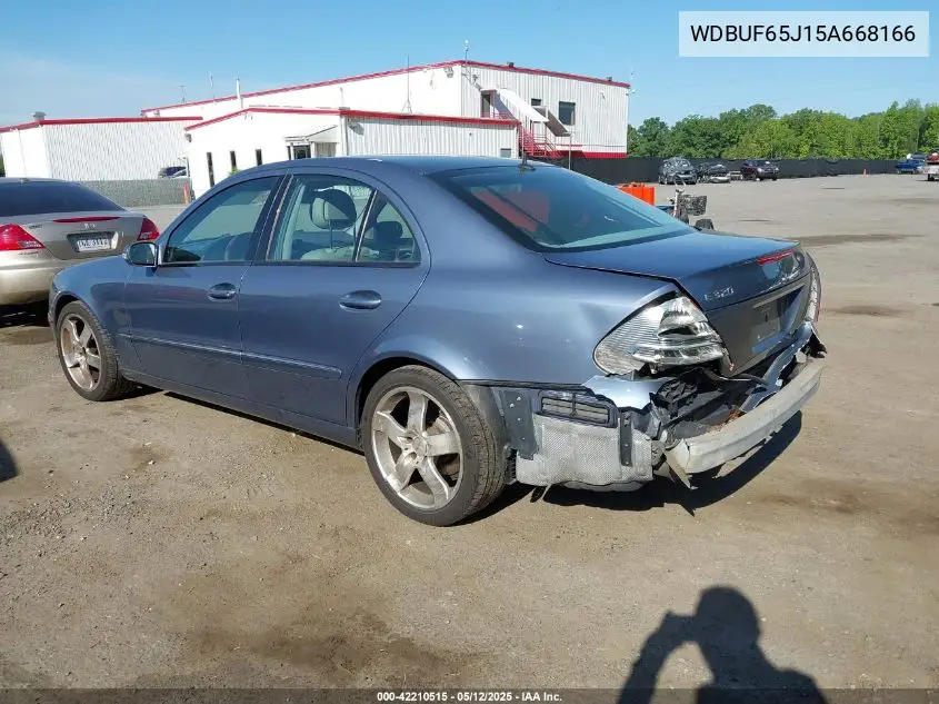 2005 Mercedes-Benz E 320 VIN: WDBUF65J15A668166 Lot: 42210515