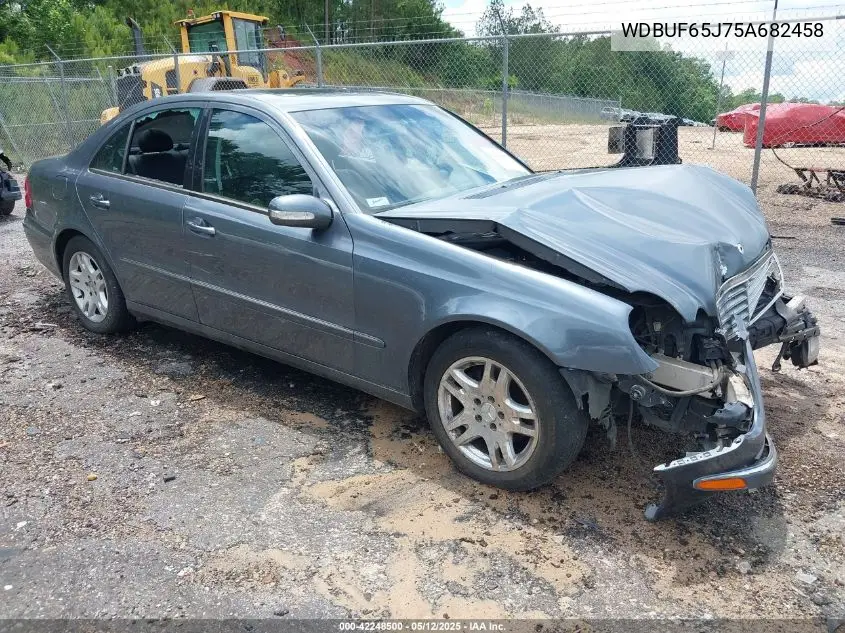 2005 Mercedes-Benz E 320 VIN: WDBUF65J75A682458 Lot: 42248500