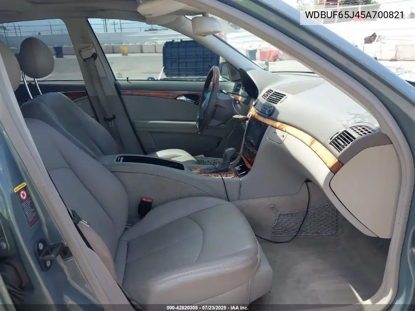 2005 Mercedes-Benz E 320 VIN: WDBUF65J45A700821 Lot: 42820308