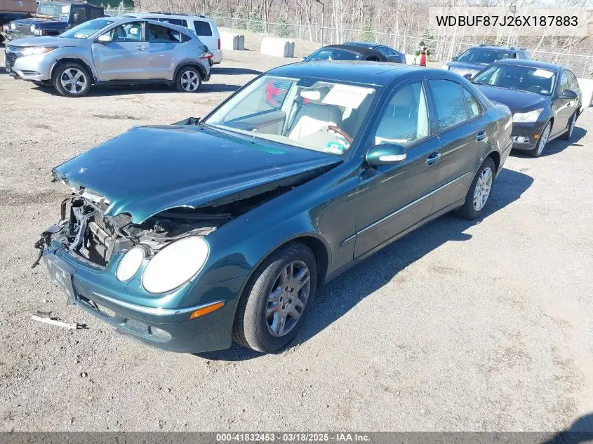 2006 Mercedes-Benz E 350 4Matic VIN: WDBUF87J26X187883 Lot: 41832453