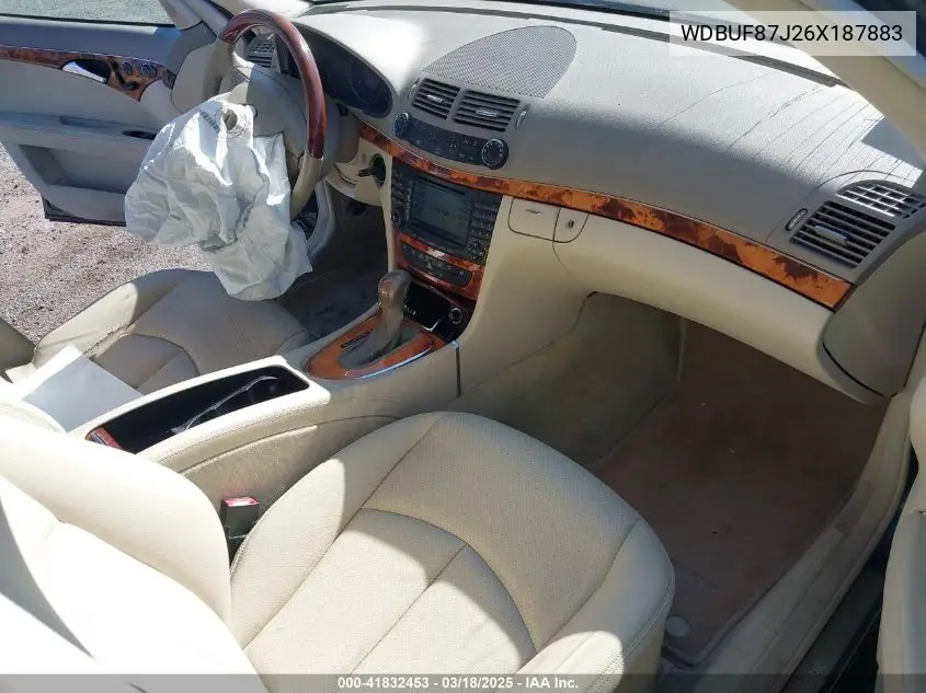 2006 Mercedes-Benz E 350 4Matic VIN: WDBUF87J26X187883 Lot: 41832453