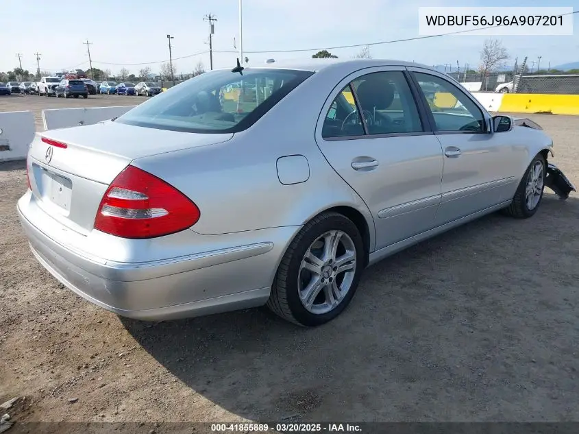 2006 Mercedes-Benz E 350 VIN: WDBUF56J96A907201 Lot: 41855889