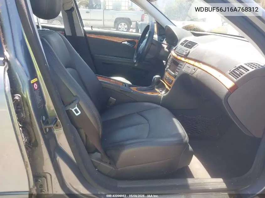 2006 Mercedes-Benz E 350 VIN: WDBUF56J16A768312 Lot: 42206953