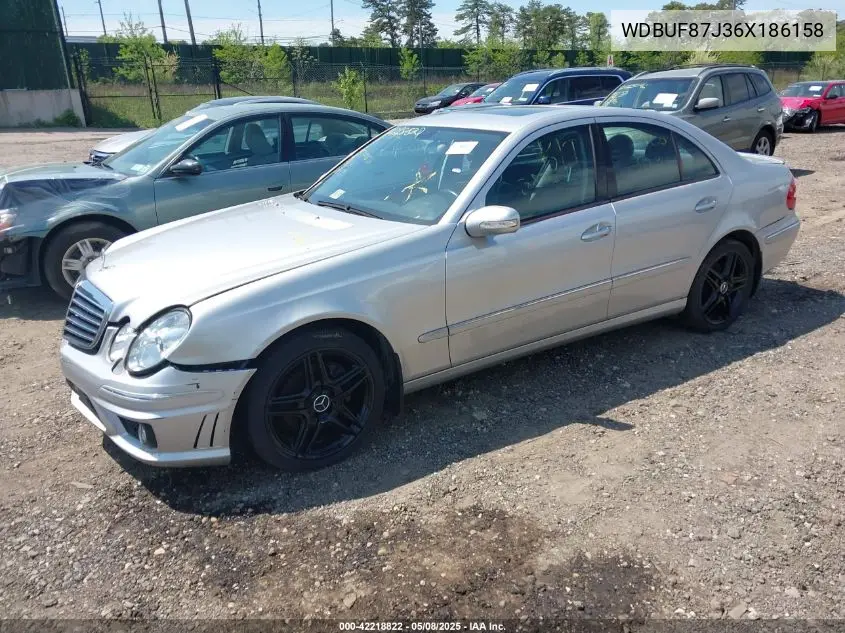2006 Mercedes-Benz E 350 4Matic VIN: WDBUF87J36X186158 Lot: 42218822